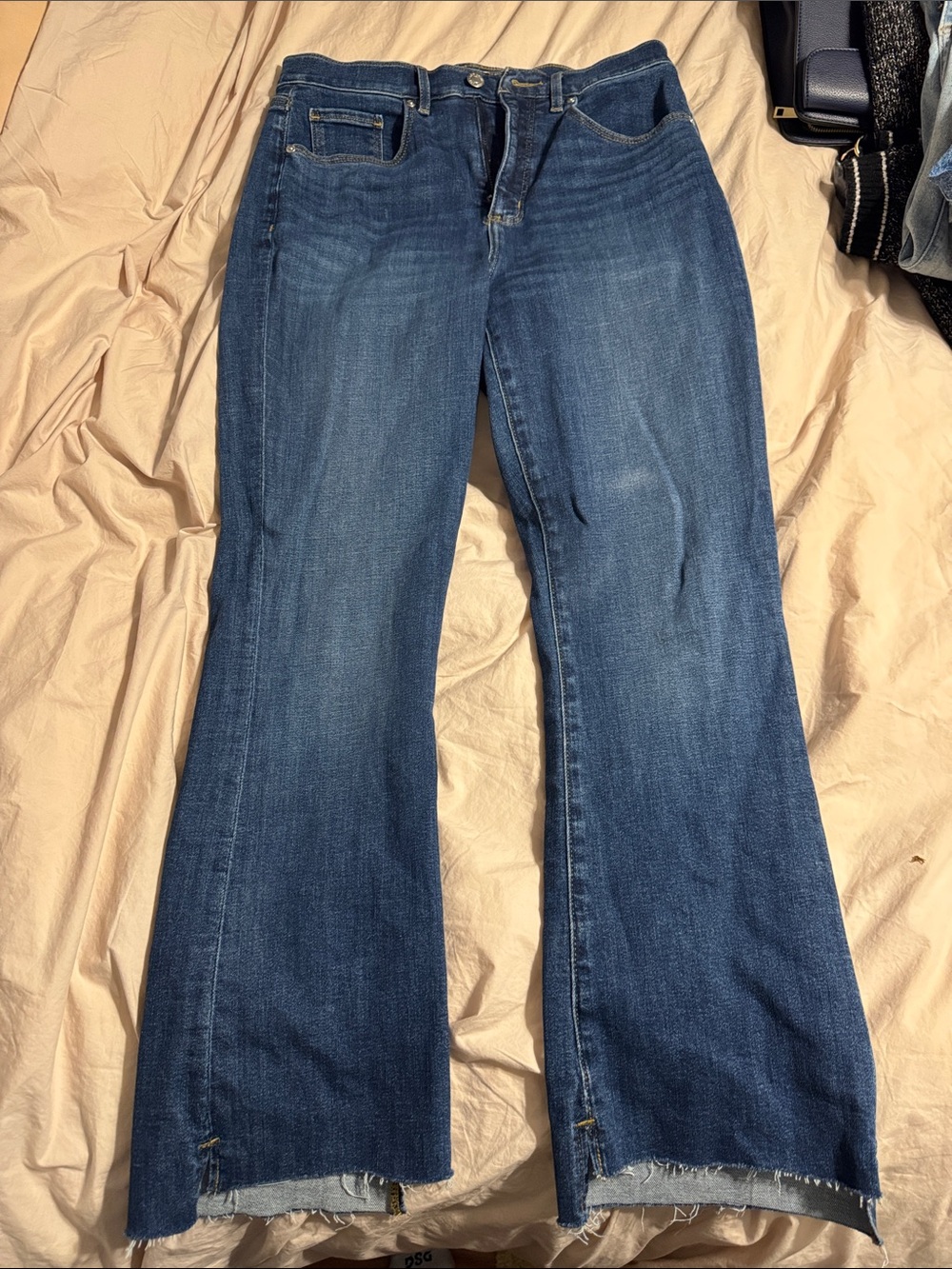 Women's Blue Denim Flare Jeans